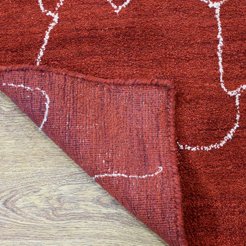 Handmade Fusion Hand Knotted Rug - Premium Wool Area Rug for Living Room, Bedroom & Dining Room - Soft & Durable Home Decor for Cozy Spaces