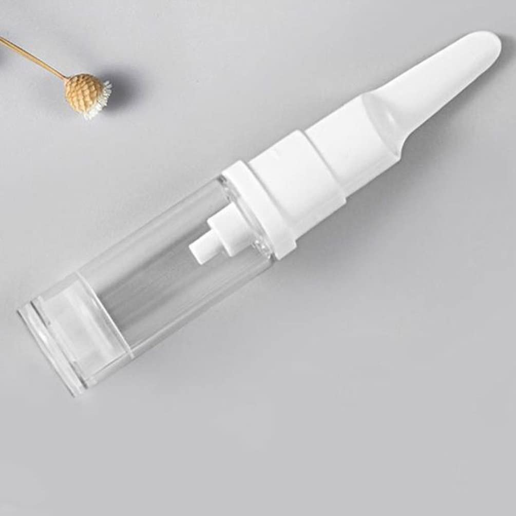 **HEALLILY 8Pcs 15ml Airless Pump Bottles - Refillable Vacuum Travel Containers for Eye Serum, Lotion, Cream & Makeup Foundations | Portable & Leak-Proof for Skincare, Travel & Daily Use**