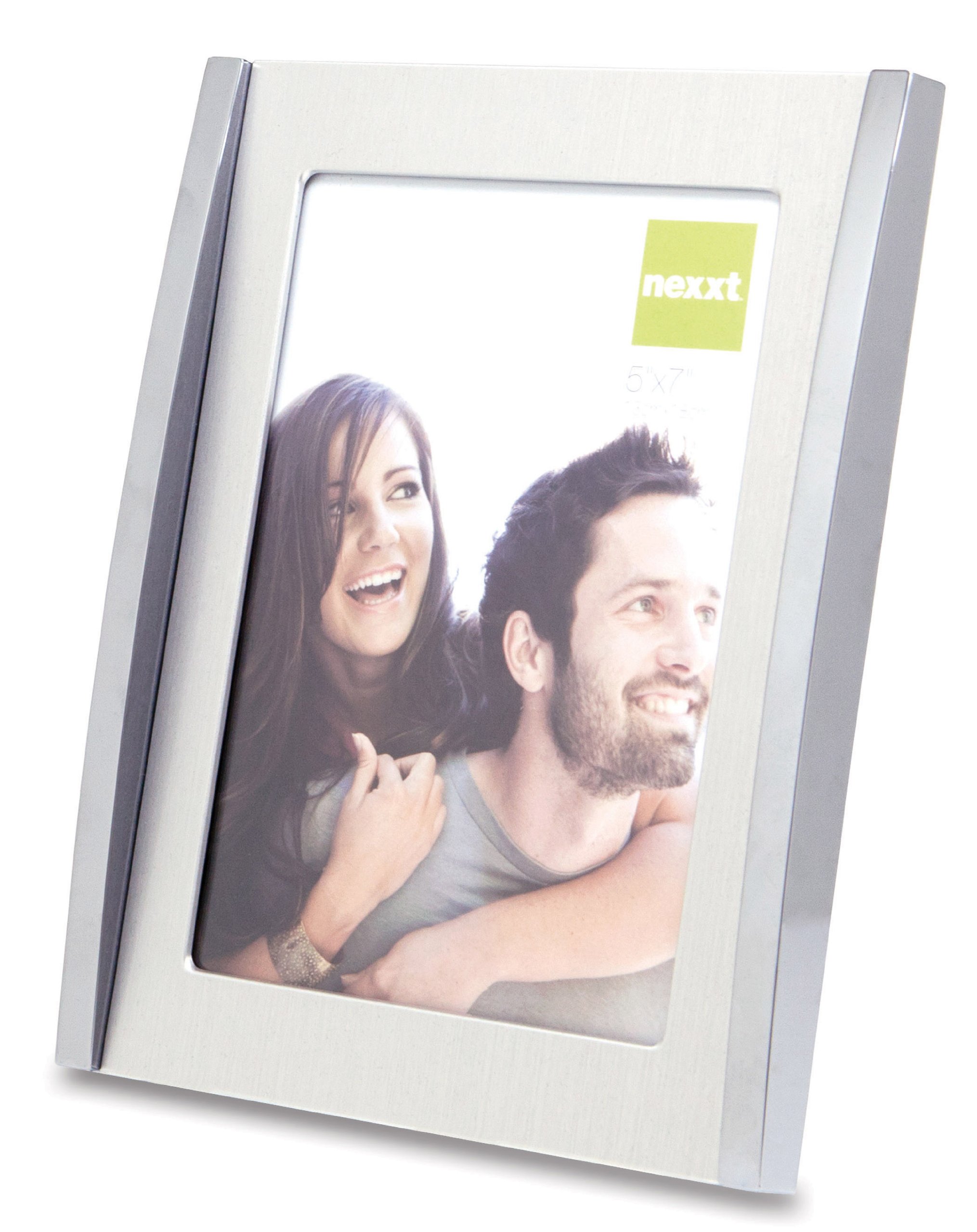 Nexxt Regent 4x6 Inch Silver Picture Frame - Elegant Display for Photos, Artwork, and Memories - Perfect for Home, Office, and Gift Giving