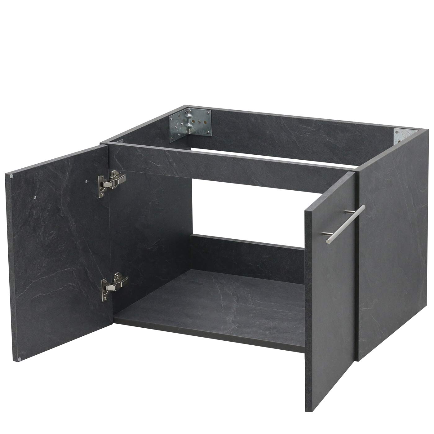 Wall Mount Floating Bathroom Vanity Sink Set - 24