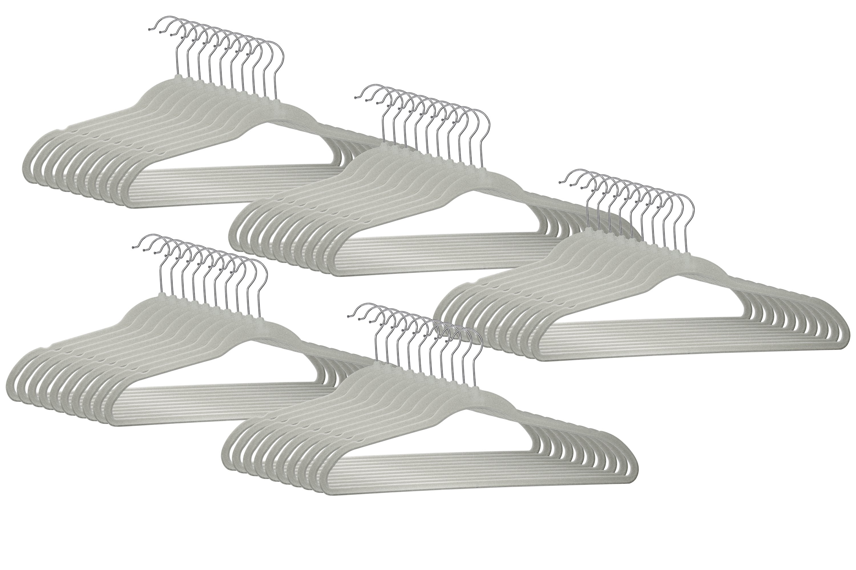 50 Pack Velvet Hangers - Non-Slip Clothes Hangers for Closet Organization, Space Saving & Gentle on Clothes - Perfect for Home, Hotel, and Retail Use
