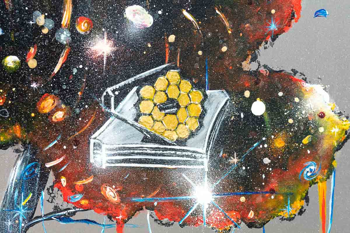 Original James Webb Telescope View - Stunning Space Photography for Home & Office Decor | Astronomy Enthusiast Gift
