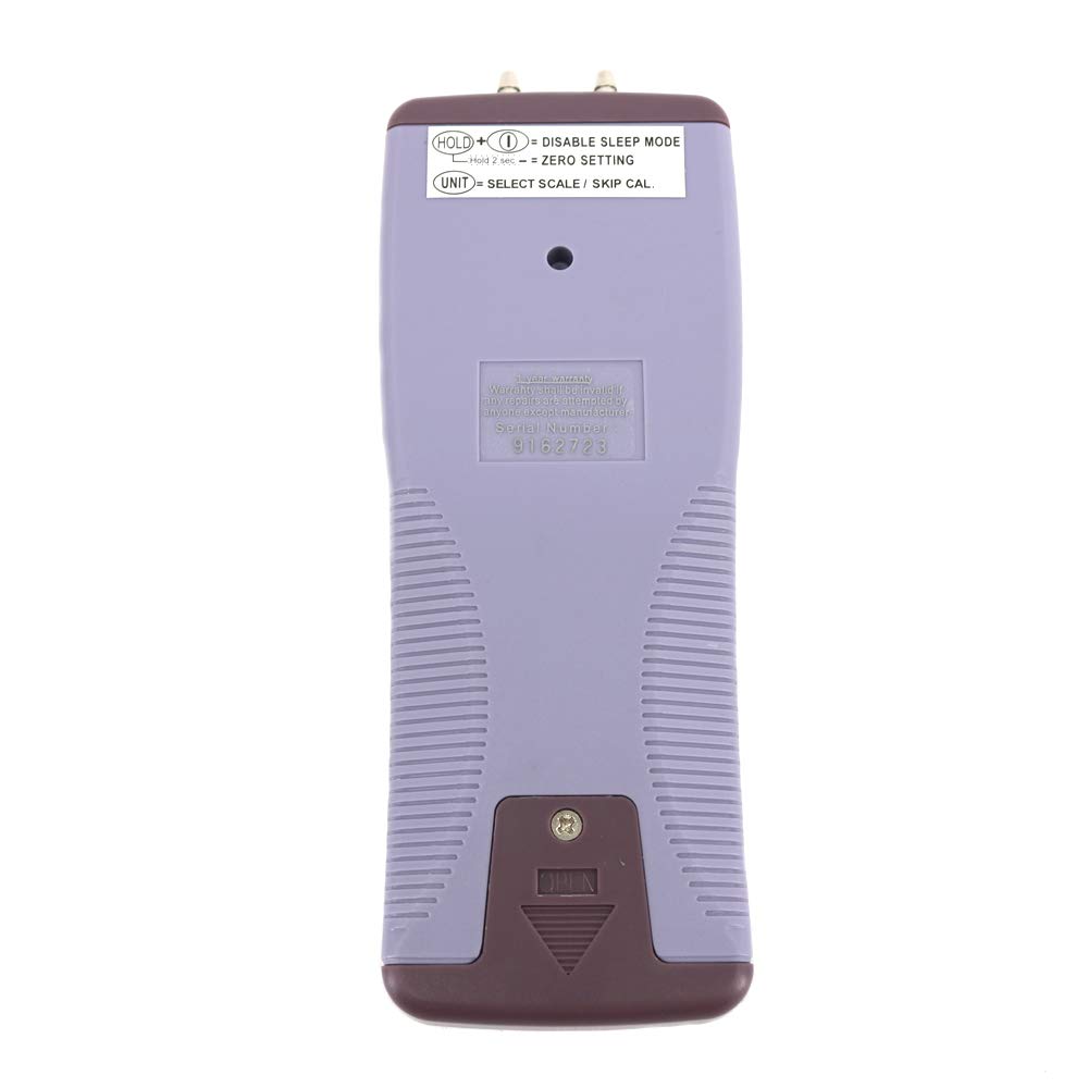 AZ8215 Portable Pressure Tester 15 PSI Digital Manometer - Accurate Differential Pressure Meter for HVAC, Automotive & Industrial Use