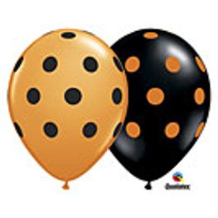 Printed Latex Orange and Black Polka Dot Dress - Sexy Halloween Costume & Party Outfit for Women - Perfect for Cosplay, Nightclub, and Festive Events