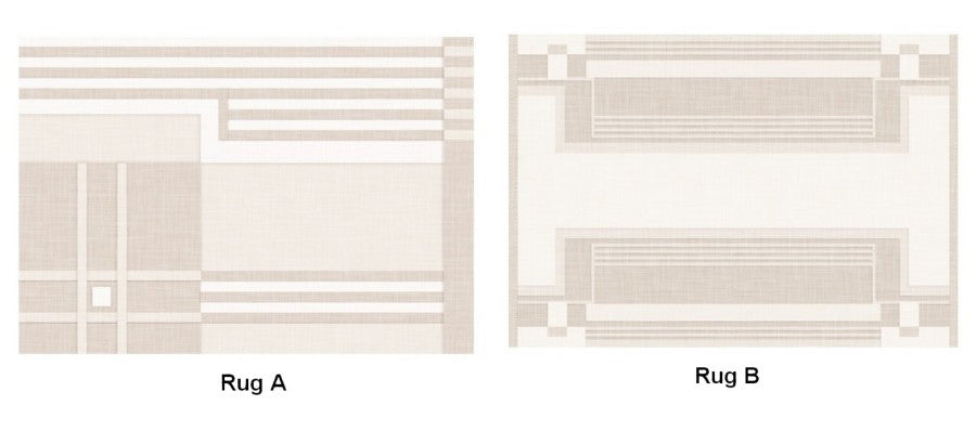 Modern Geometric Area Rugs for Living Room, Dining Room & Bedroom - Contemporary Home Decor & Interior Design Ideas - Perfect for Cozy Spaces, Office Decor & Airbnb Styling
