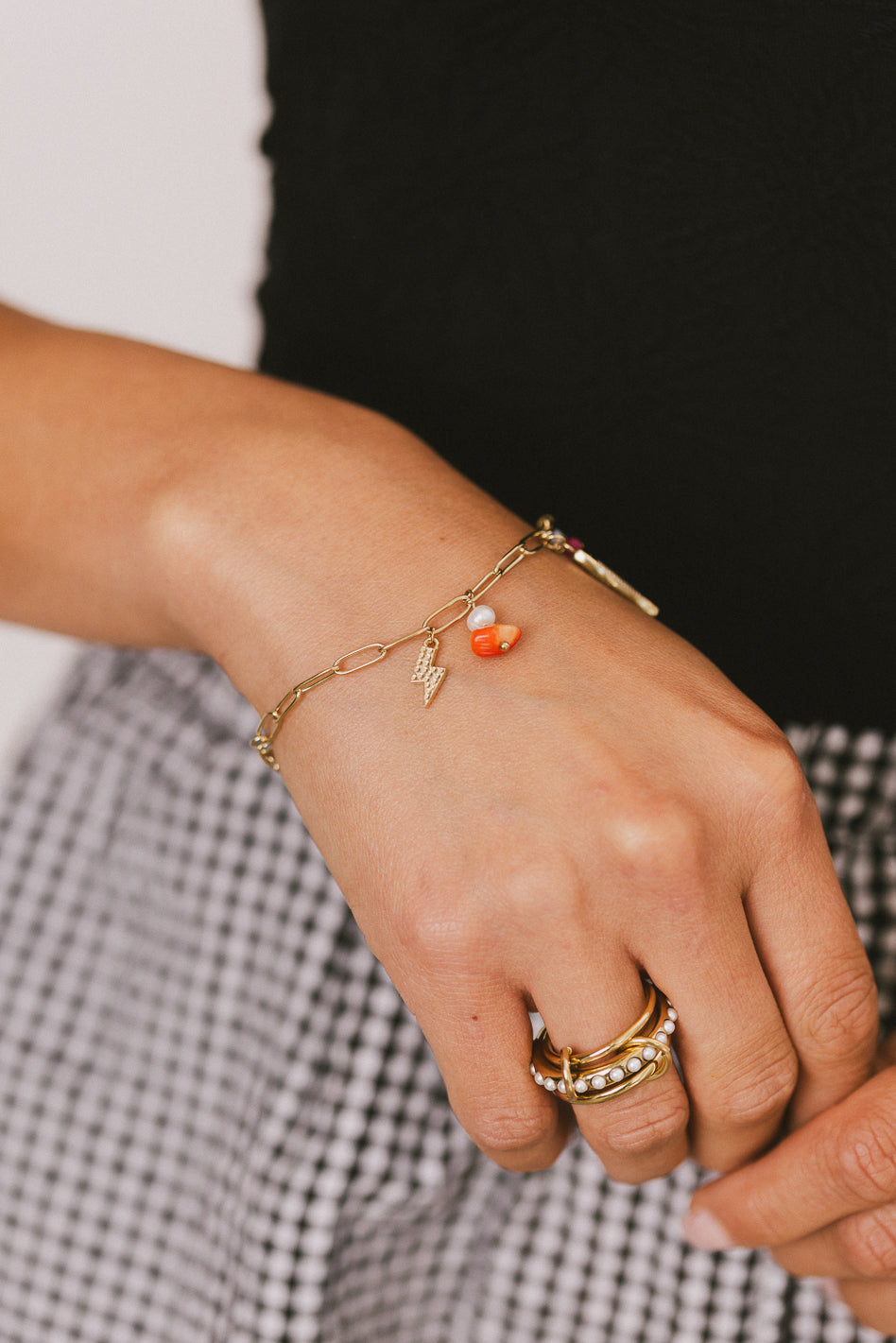 Lilith Charm Bracelet for Women - Elegant Adjustable Bangle with Unique Charms - Perfect for Everyday Wear, Gifts & Special Occasions