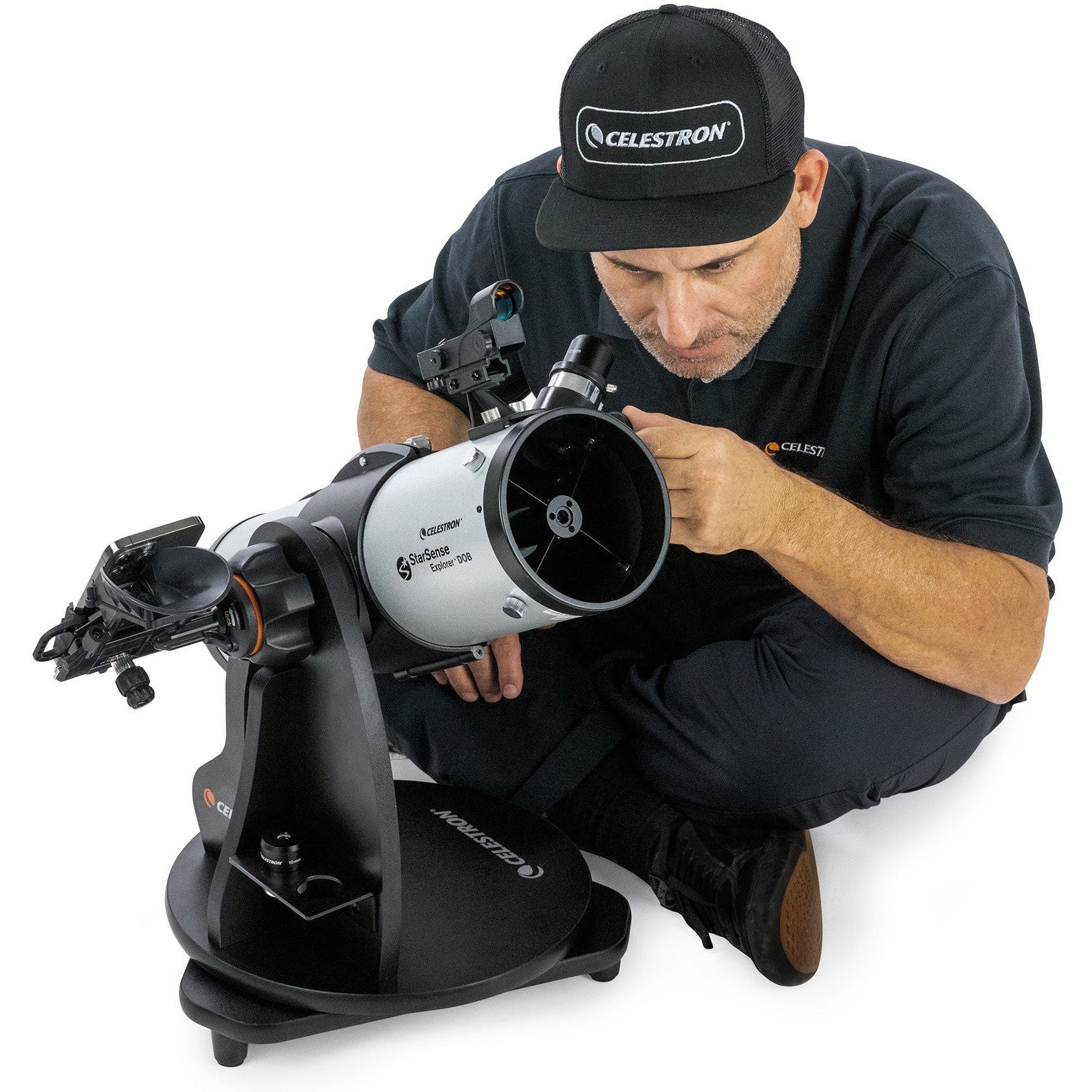 Used StarSense Explorer 114mm Smartphone App Enabled Tabletop Dobsonian Telescope - Portable Astronomy Telescope for Beginners, Stargazing & Backyard Observation