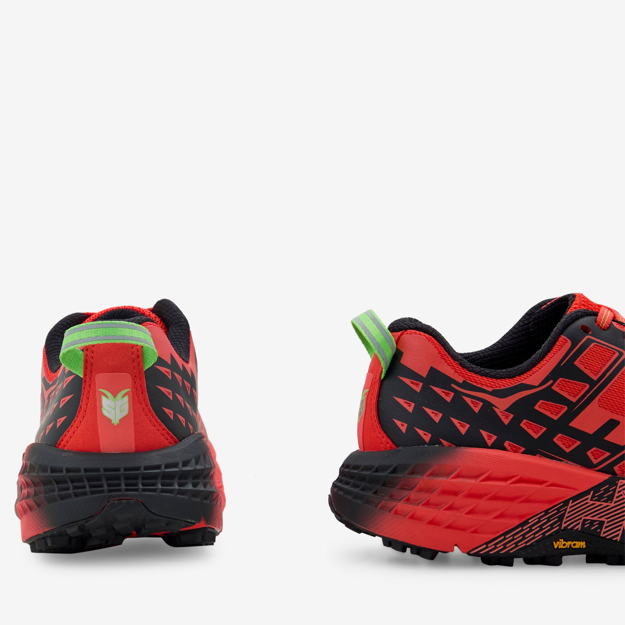 Speedgoat 2 Low Tomato Running Shoes - Electric Green Trail Running Sneakers for Men & Women | Outdoor Hiking, Trail Running & Fitness Training