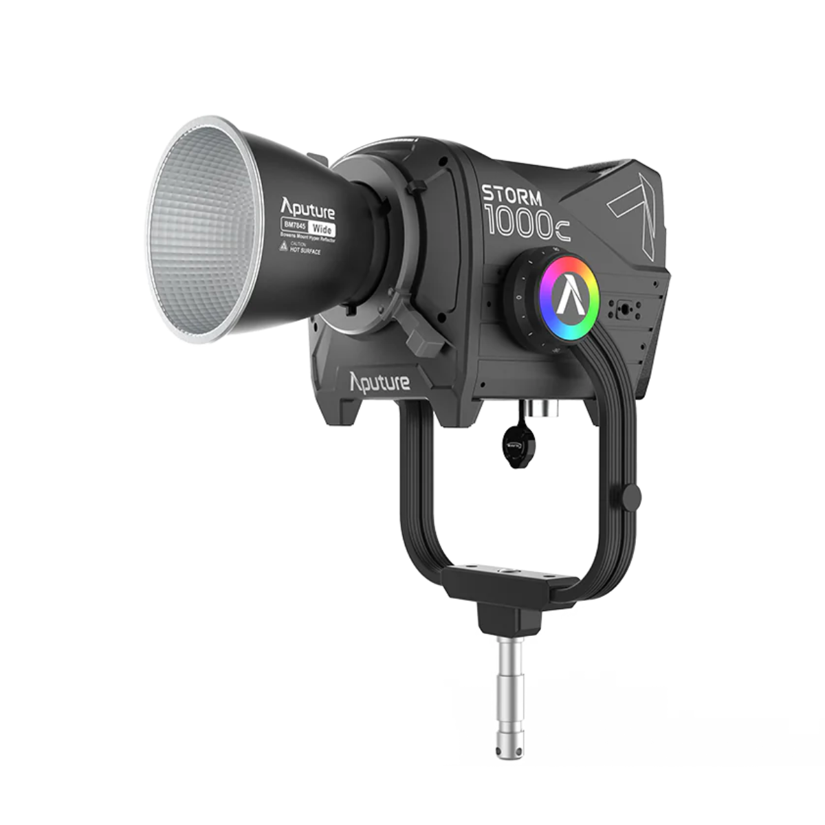 Aputure STORM 1000C Professional LED Light Kit with Wide Reflector - Perfect for Photography, Videography, and Studio Lighting