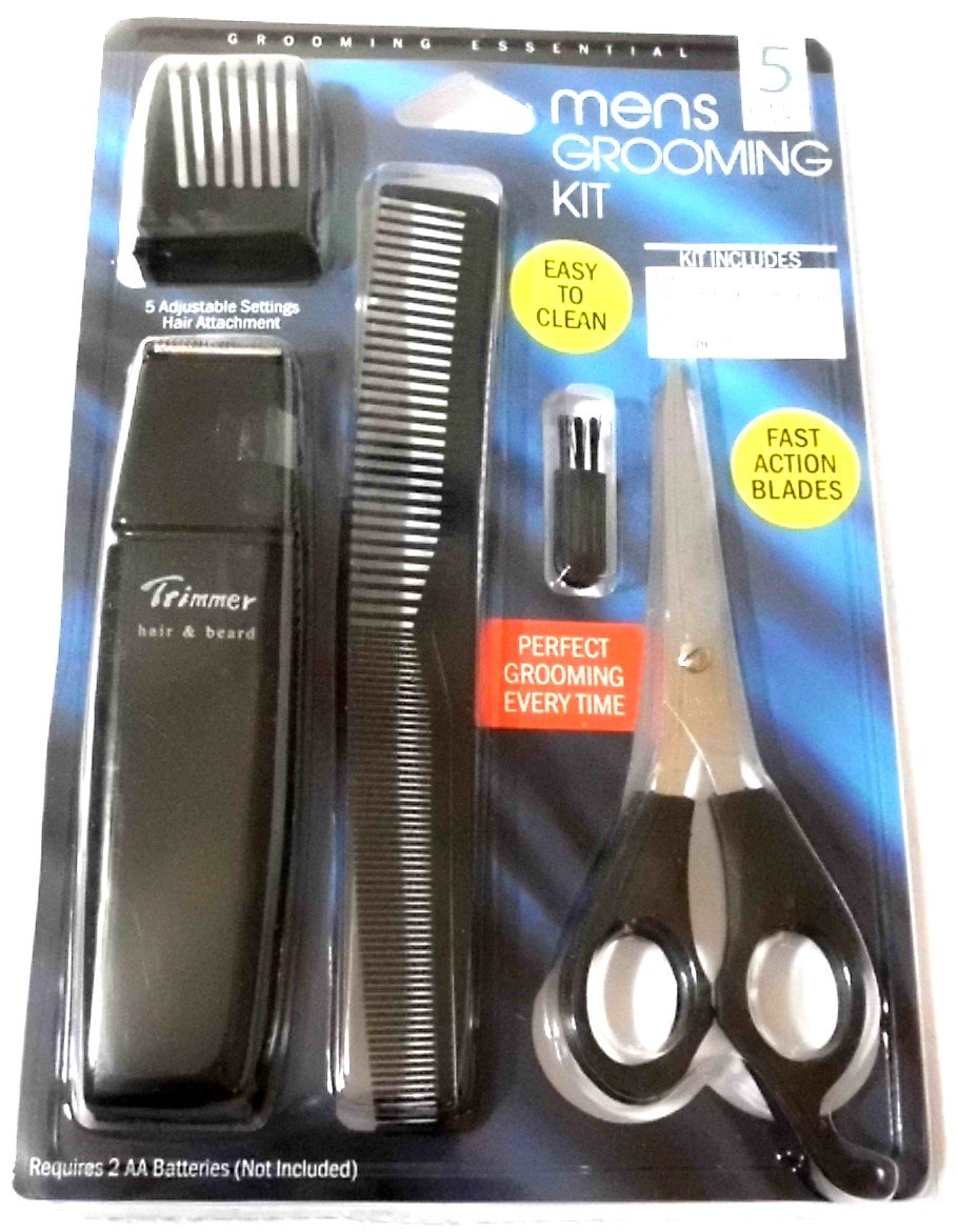 Professional 10-Piece Grooming & Trimmer Kit for Men - Beard, Hair & Body Care Set with Travel Case - Perfect for Home, Salon & Travel Use