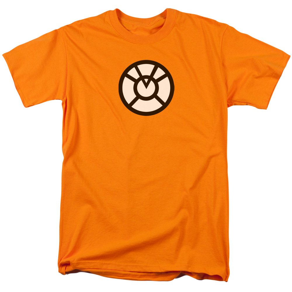 Officially Licensed Green Lantern Agent Orange T-Shirt for Men - Superhero Graphic Tee for Comic Fans & Cosplay