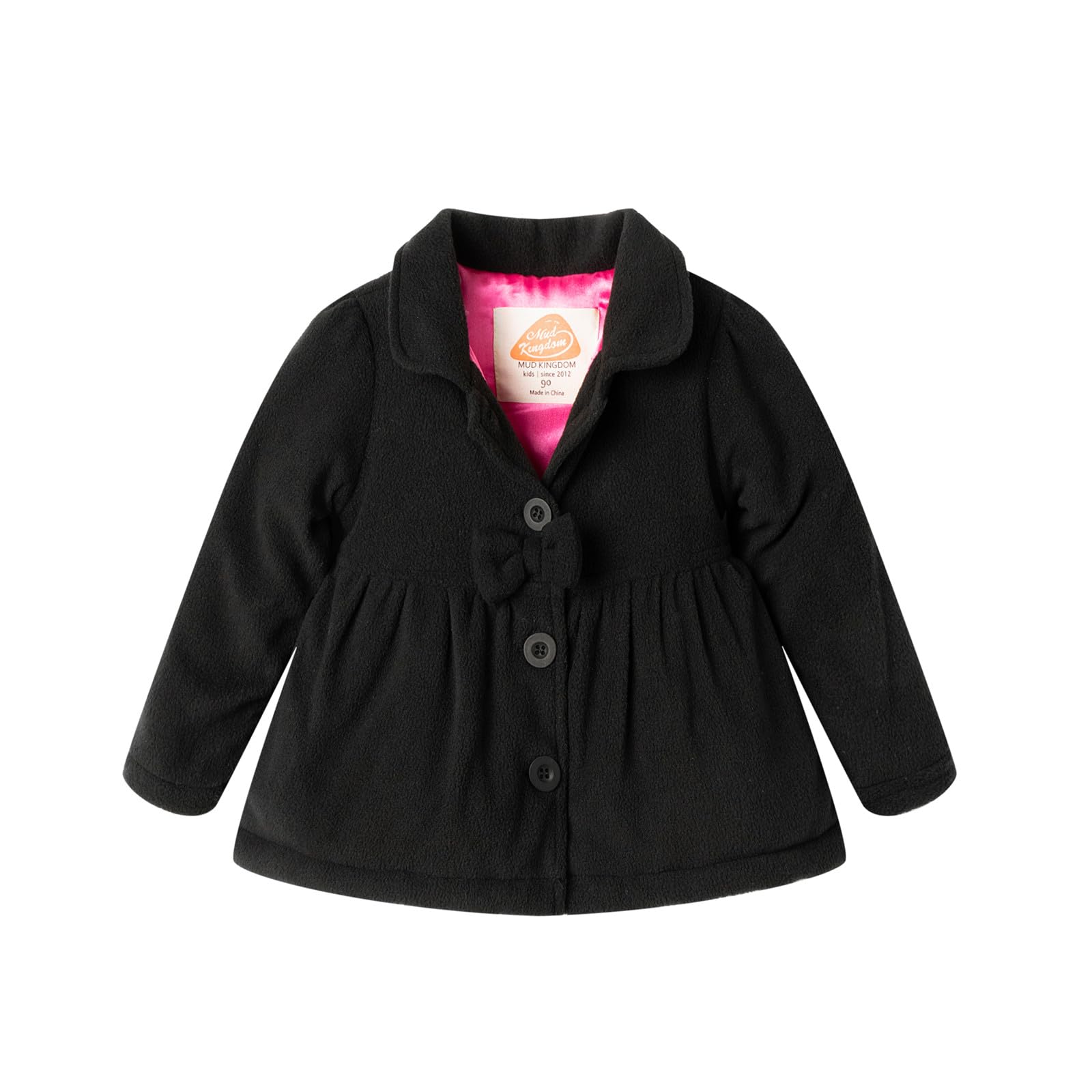 Mud Kingdom Girls' Fleece Jacket - Soft & Warm Winter Coat for Toddler & Kids - Perfect for Outdoor Play, School & Cold Weather Adventures