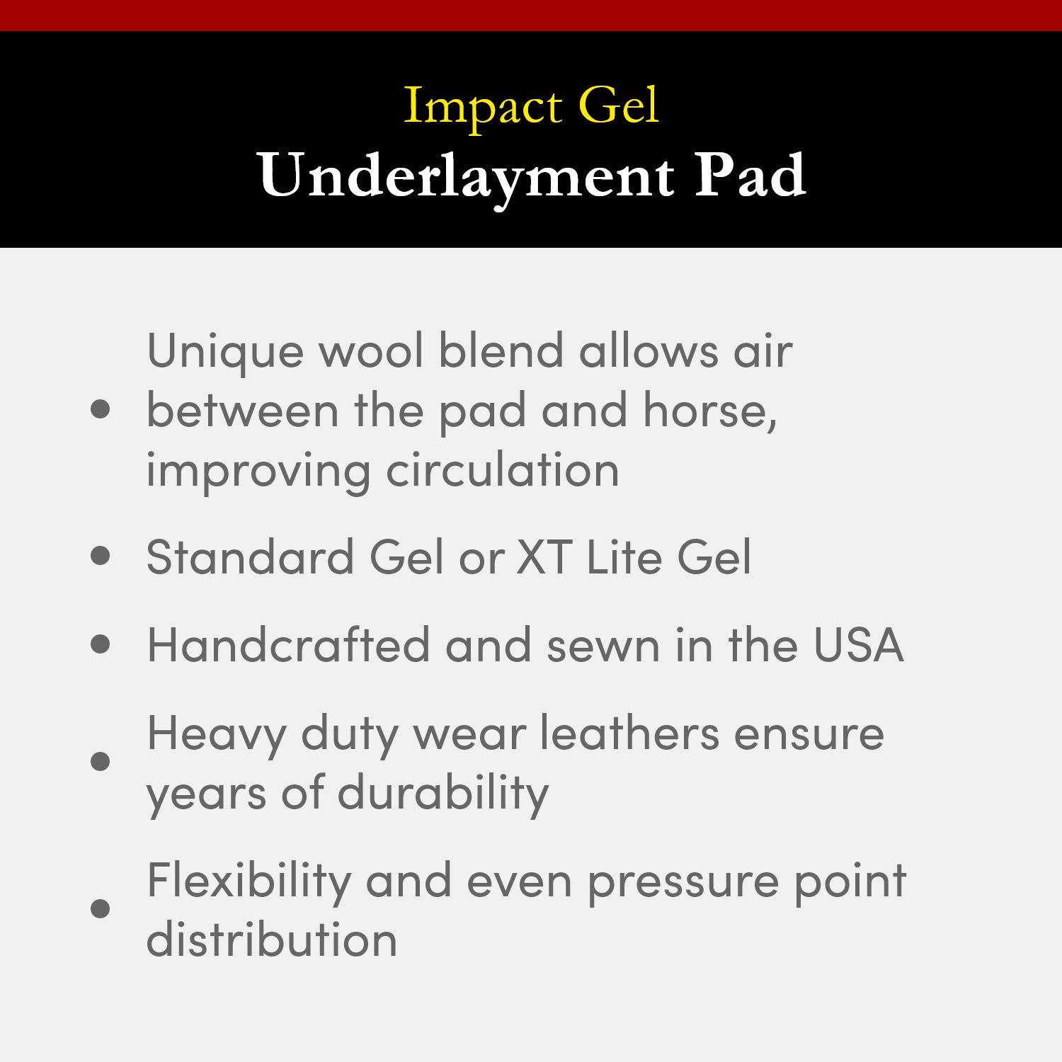 Impact Gel Underlayment Pad - 32 Inch Standard Gel Cushion for Shock Absorption & Comfort - Ideal for Gym Floors, Home Workouts & High-Impact Areas