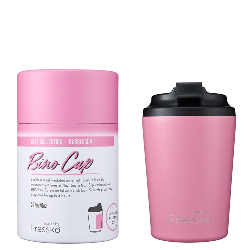 Fressko 8oz Reusable Coffee Cup - Insulated Travel Mug for Hot & Cold Drinks, Perfect for Office, Camping, and Outdoor Activities