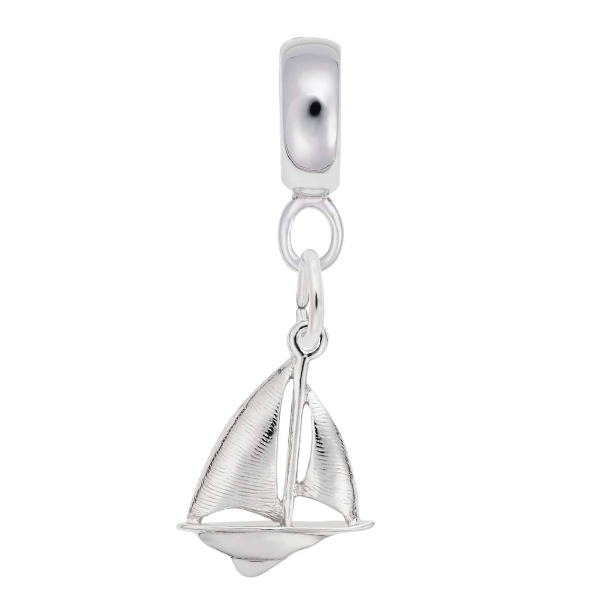 Sailboat Charm Beads for Jewelry Making - Dangle Beads for Bracelets & Necklaces - Perfect for DIY Crafts, Beach Themed Jewelry & Nautical Gifts