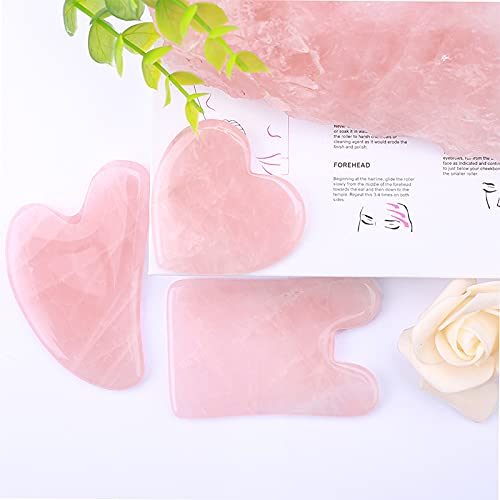 Natural Green Aventurine Gemstone Gua Sha Tool - Jade Facial Massage Scraper for Skin Care & Lymphatic Drainage | Spa, Beauty & Self-Care Ritual at Home