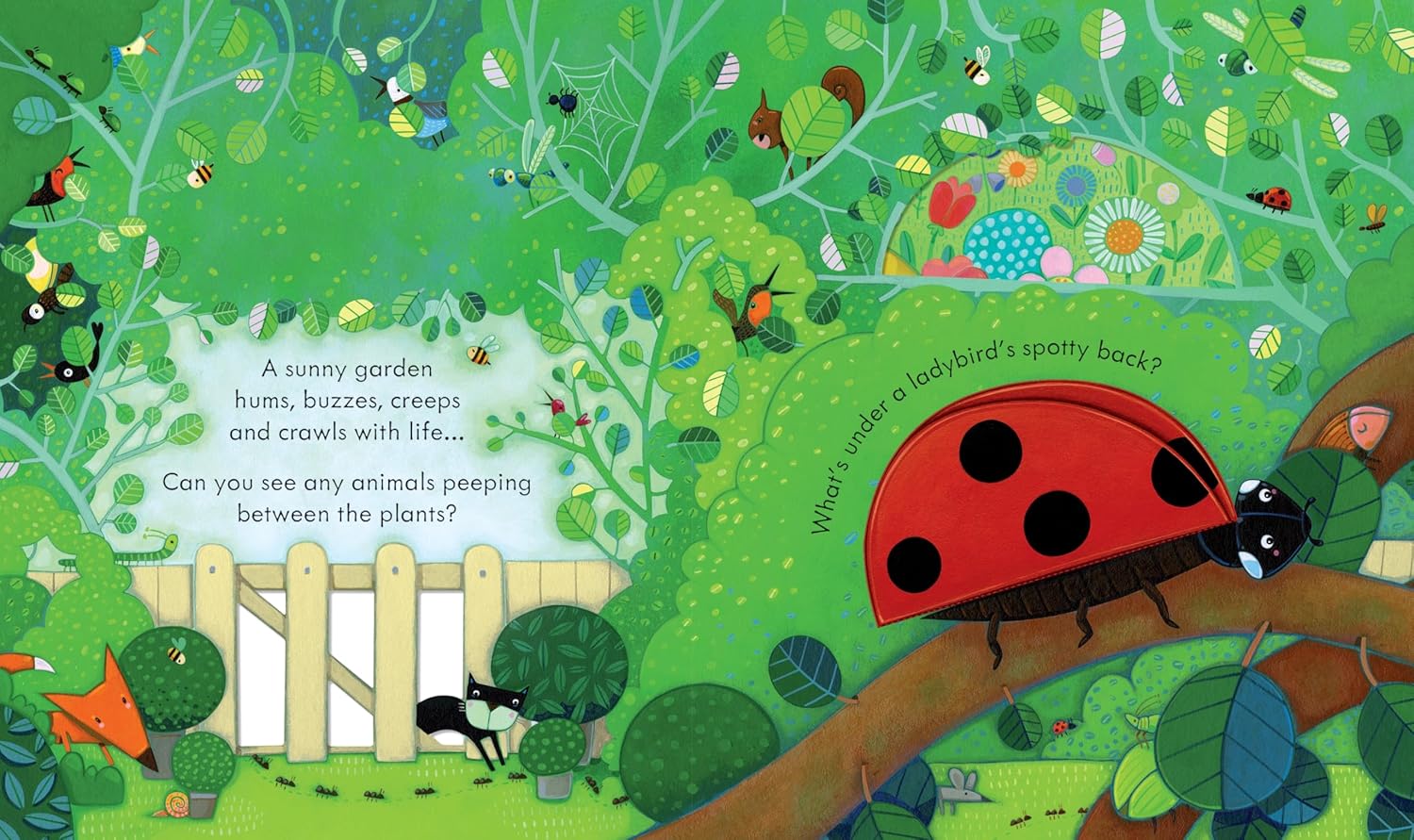 Usborne Peep Inside the Garden Board Book - Interactive Lift-the-Flap Children's Nature Book for Early Learning & Outdoor Exploration | Perfect for Preschoolers, Bedtime Stories & Garden Discovery Activities