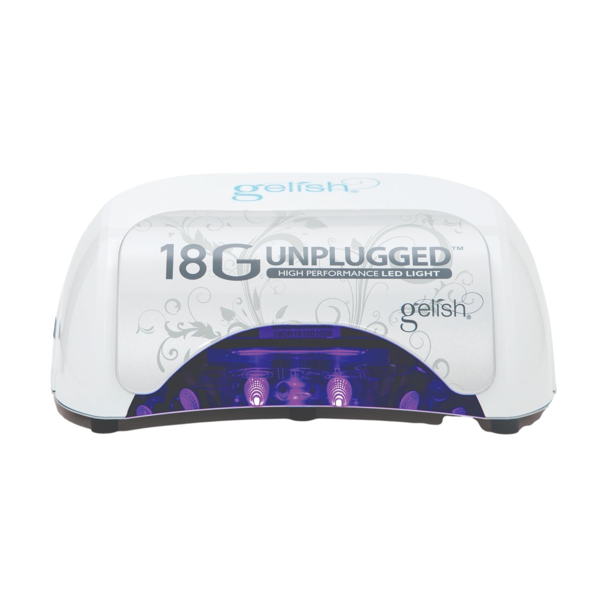 Gelish 18G Unplugged LED Nail Lamp - Professional Cordless UV LED Nail Dryer for Gel Polish Curing | Perfect for Home Manicures & Salon Nail Art