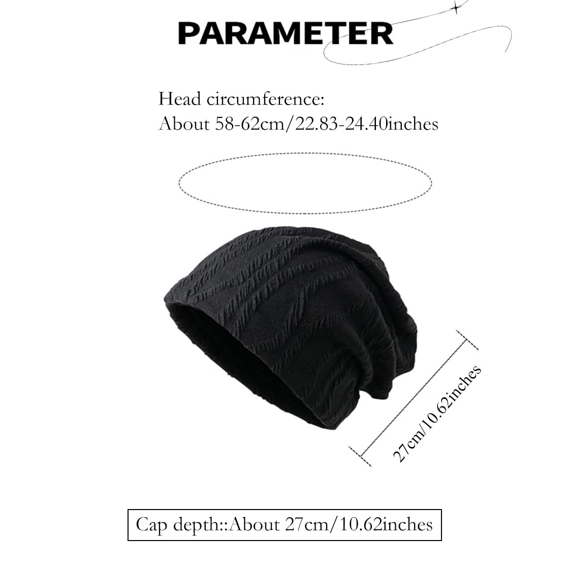 HyzaPhix Women's Fashion Pom Pom Beanie Hat - Soft Knit Winter Hat for Women & Girls - Warm Bobble Hat for Cold Weather - Perfect for Outdoor Activities, Skiing, and Casual Wear