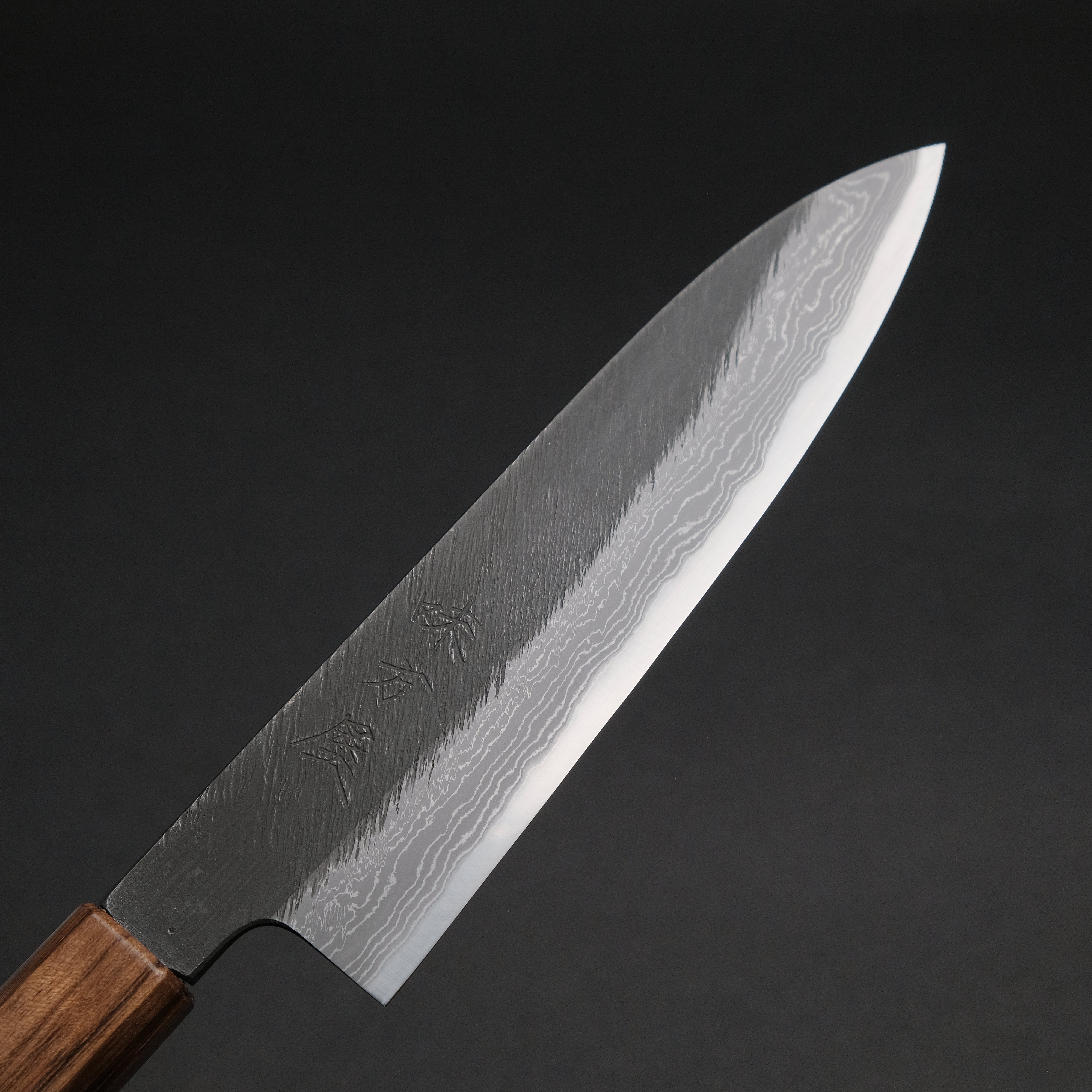 Premium Ajikataya White #2 Matsuba Damascus Petty Knife 150mm - Handcrafted Japanese ObanKole Handle (#70) - Perfect for Slicing, Garnishing & Precision Kitchen Tasks