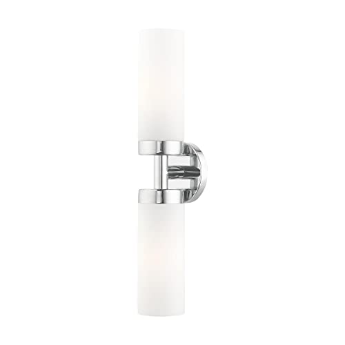 Livex 15072-05 ADA Compliant Bathroom Vanity Sconce Light Fixture - 19.25