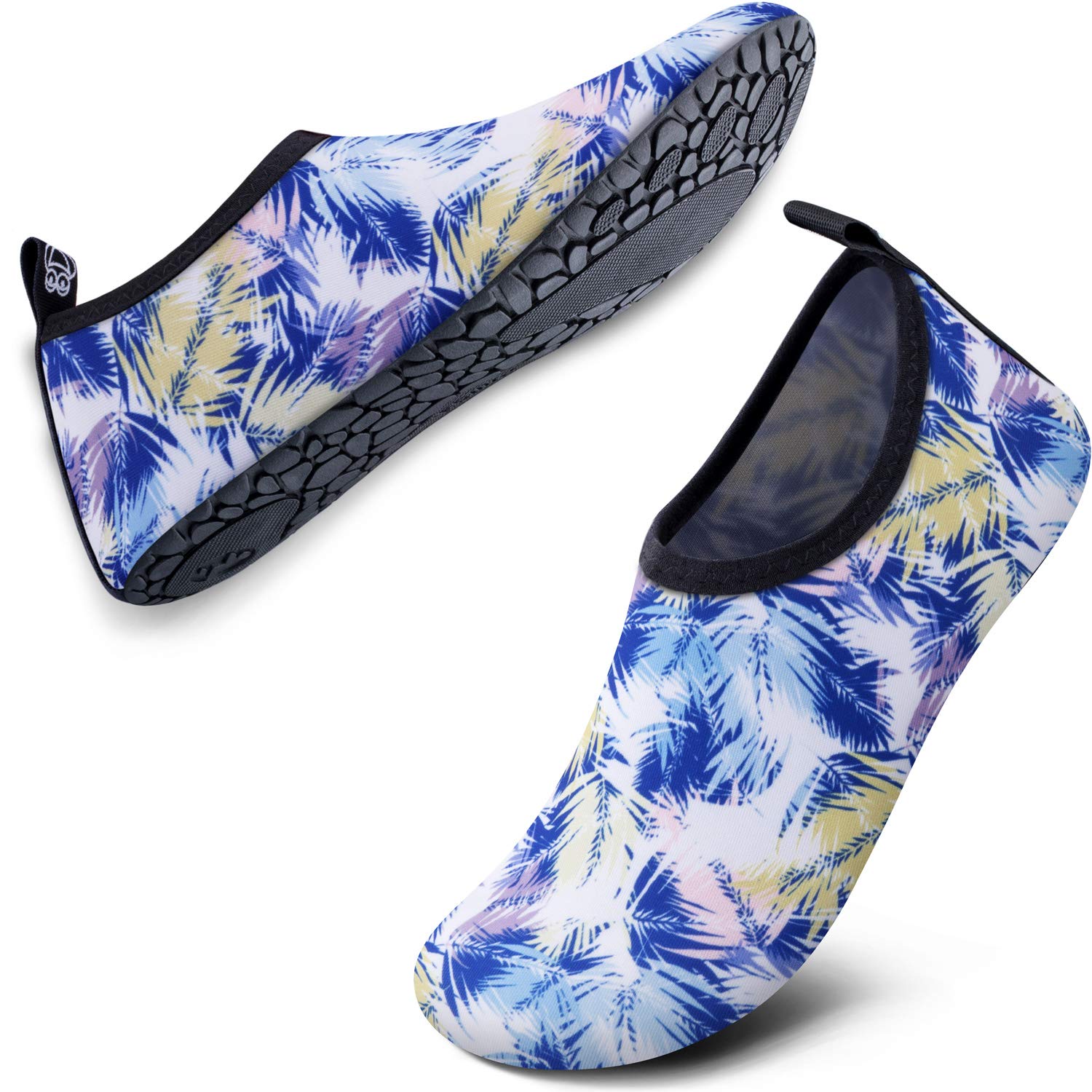 SIMARI Water Shoes for Women & Men - Quick-Dry Swim Shoes for Beach, Pool, Surfing, Yoga & Outdoor Activities - Barefoot Aqua Socks with Drainage Holes (SWS001) - Perfect for Water Sports, Travel & Summer Adventures