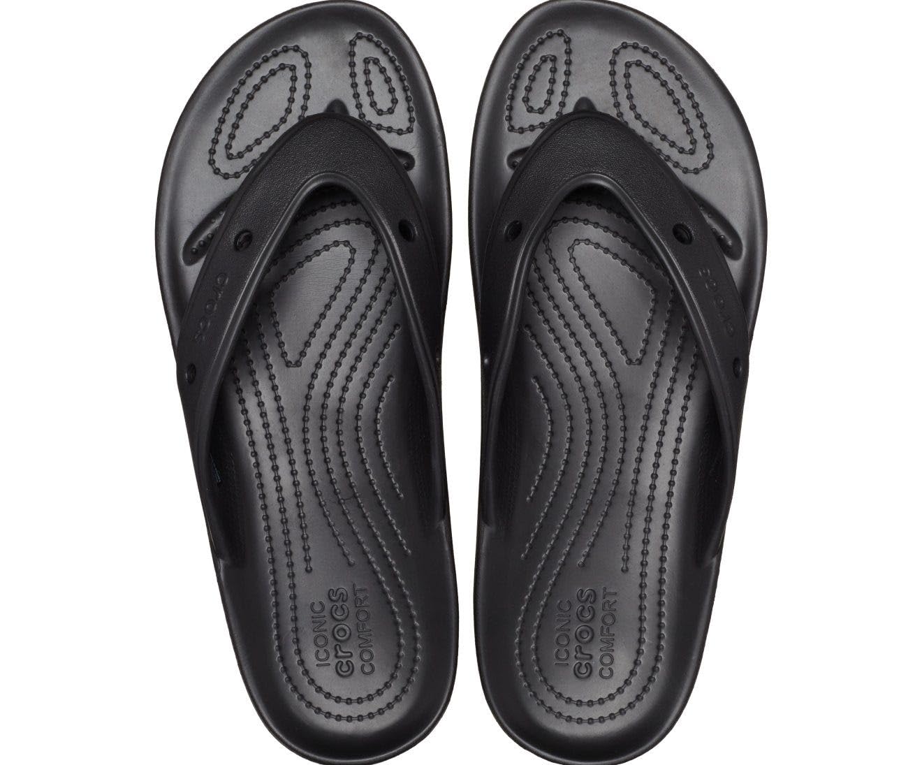 Crocs Unisex-Adult All-Terrain Flip Flops - Comfortable Waterproof Sandals for Men & Women - Perfect for Beach, Pool, Travel & Outdoor Adventures