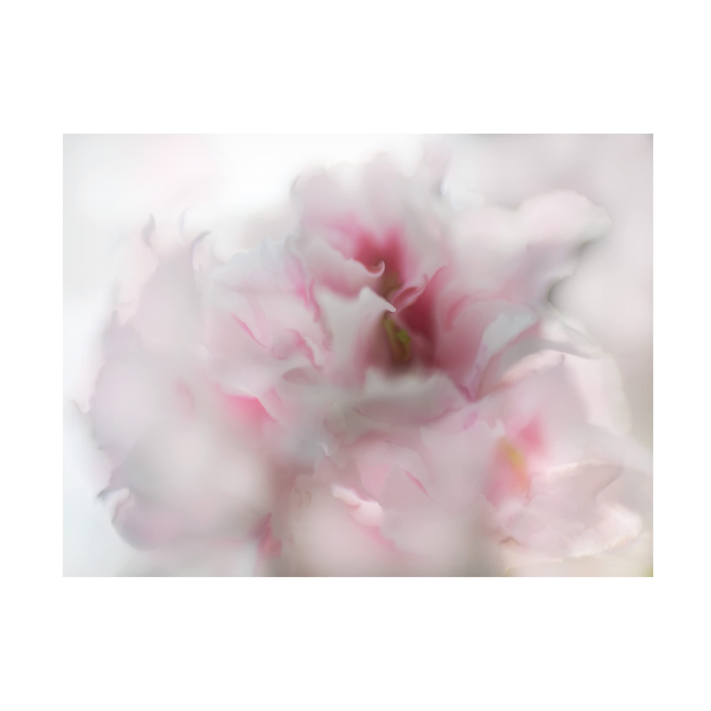 Trademark Fine Art 'Hope in Pink I' Canvas Wall Art by Gillian Hunt - Pink Abstract Painting for Living Room, Bedroom & Office Decor