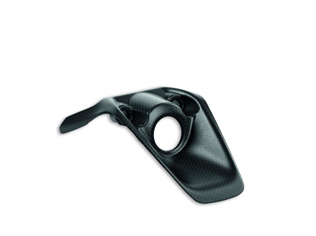 Ducati Monster 1200 Carbon Fiber Ignition Switch Cover - High Performance Motorcycle Accessory for Enhanced Security & Style | Perfect for Ducati Riders & Bike Enthusiasts