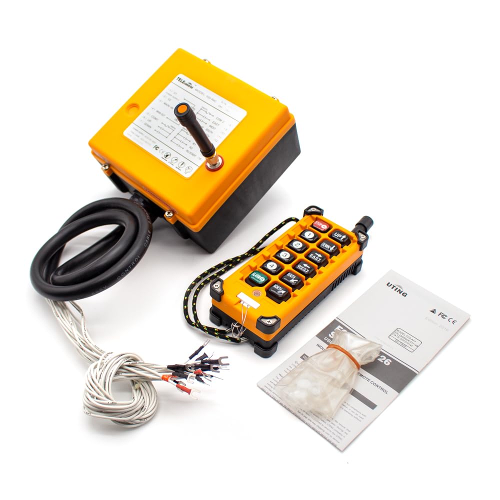 Telecrane F23-A++ Wireless Remote Control for Hoist Crane - 65~440V Voltage Range | Ideal for Construction, Warehouse & Industrial Lifting Operations