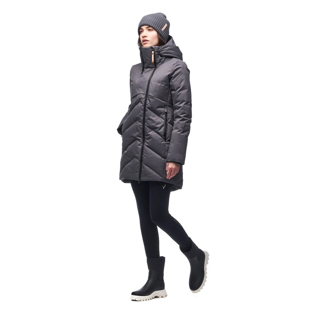 Indyeva Ayaba III Down Parka - Women's Winter Jacket with Hood, Waterproof & Warm Coat for Cold Weather - Perfect for Skiing, Snowboarding & Outdoor Adventures