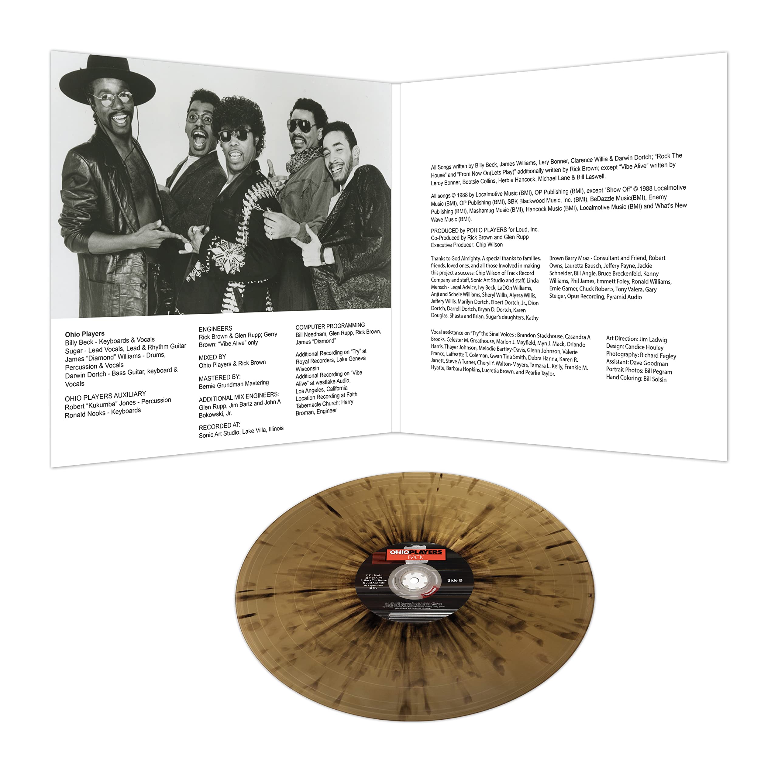 Black & Gold Splatter Vinyl Record - Limited Edition Collectible for Music Enthusiasts | Perfect for Home Decor, DJ Sets & Vinyl Collections