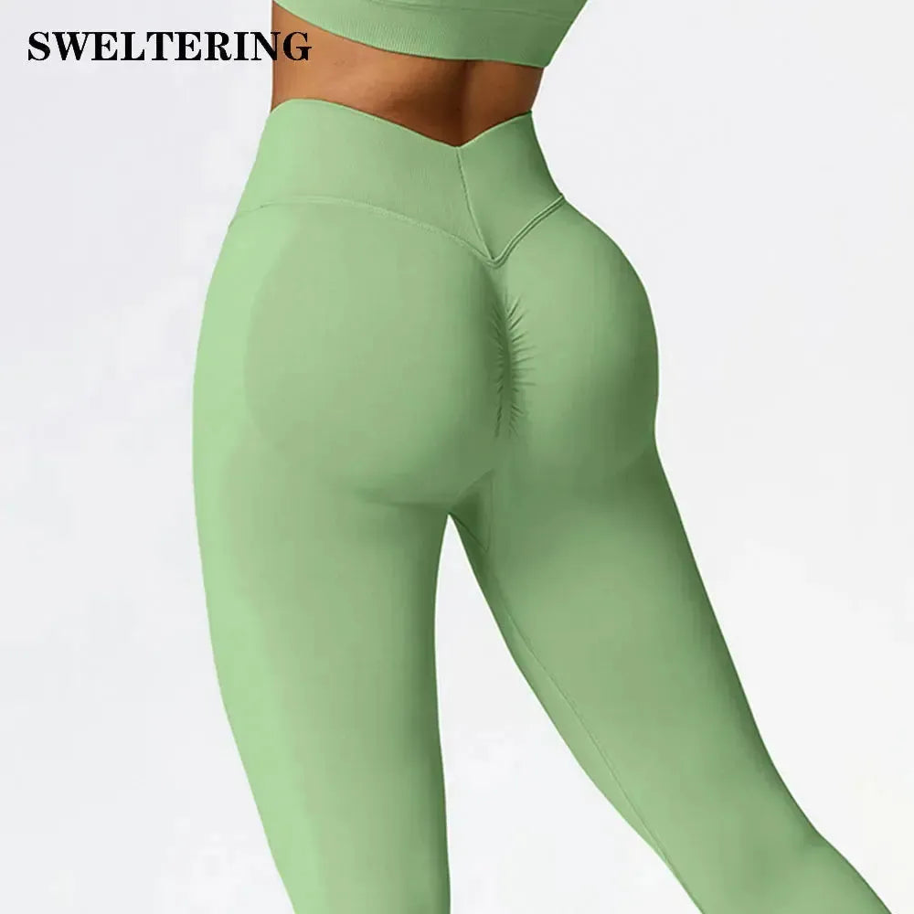 High Waist Yoga Pants for Women - Seamless Scrunch Butt Leggings, Push Up Gym Workout Tights & Fitness Clothing | Perfect for Yoga, Running, Gym Training & Casual Wear