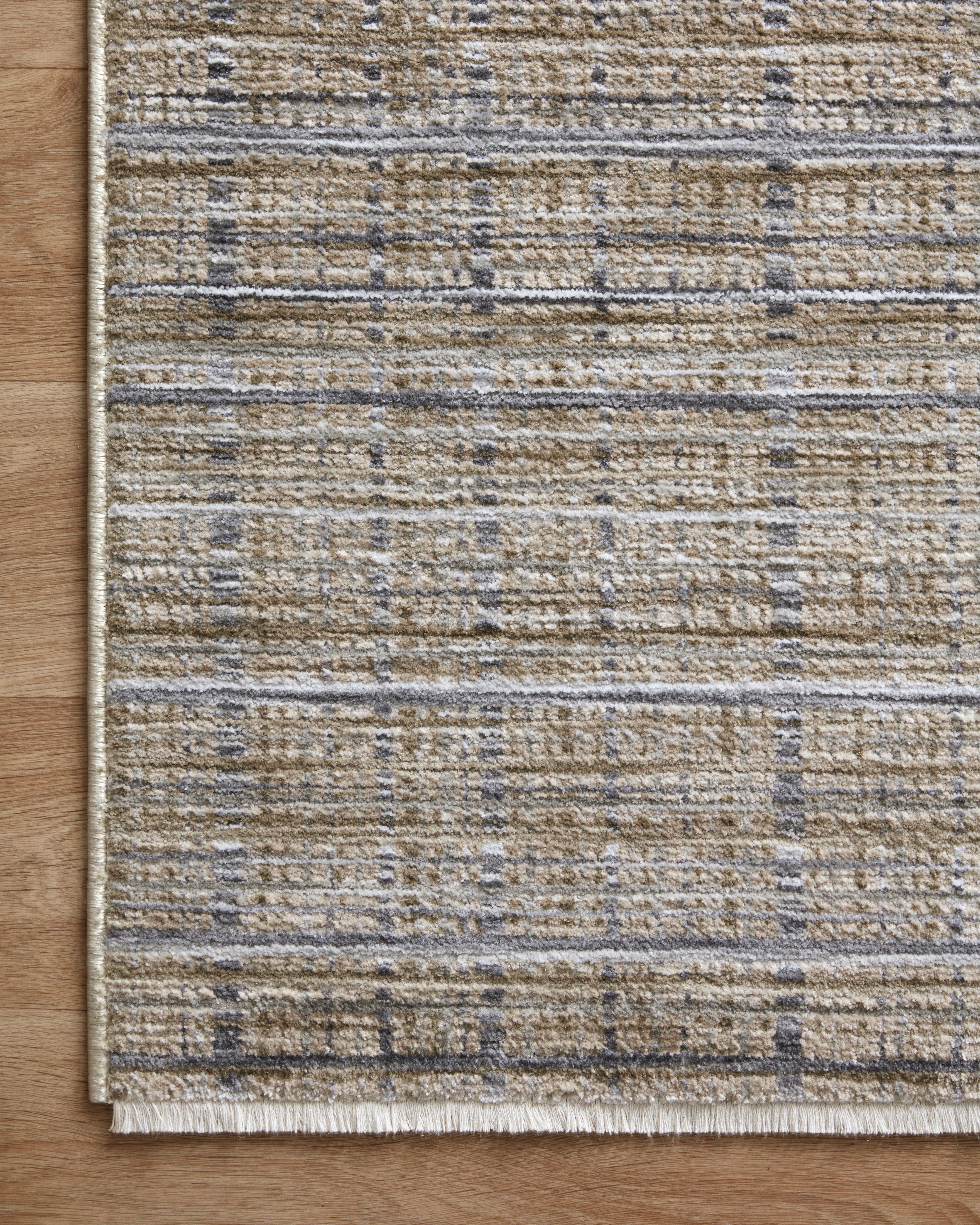 Premium Soho Pebble & Charcoal Area Rug - Soft Modern Boho Chic Home Decor for Living Room, Bedroom, Office