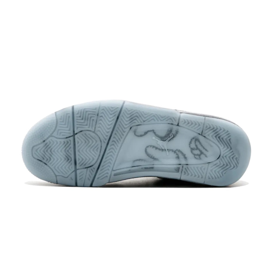 Air Jordan 4 Retro KAWS Cool Grey White Sneakers - Men's Basketball Shoes for Streetwear & Casual Style