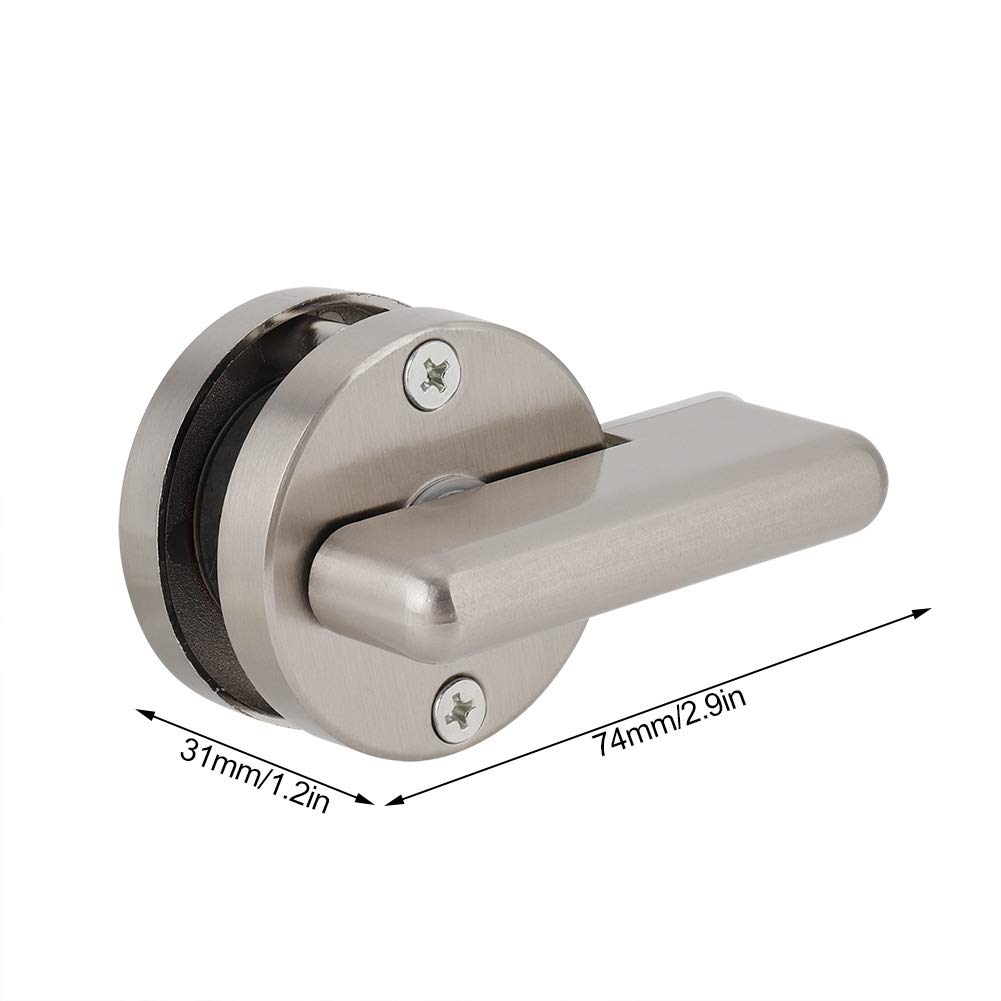 MY-402 Stainless Steel Bathroom Toilet WC Indicator Deadbolt Lock - Vacant/Engaged Sign for Public Restroom & Toilet Partition Doors - Durable Door Lock for Commercial Restrooms, Offices & High-Traffic Areas