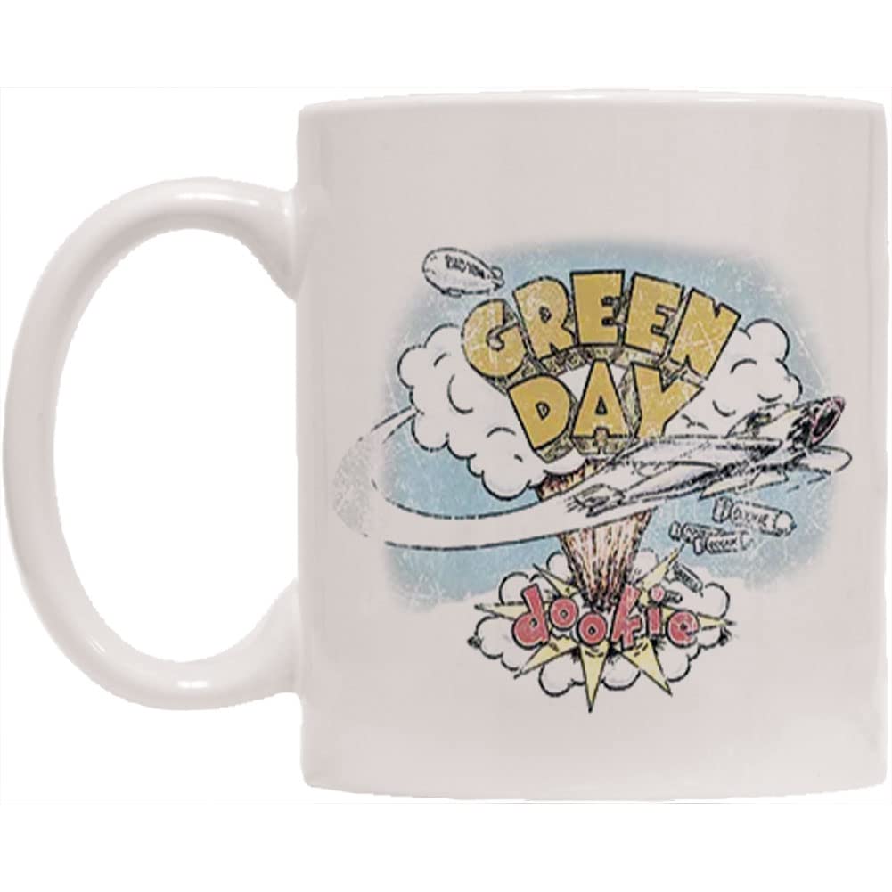 Premium Green Day Band Themed Coffee Mug - Insulated Ceramic Travel Mug for Hot & Cold Drinks - Perfect for Home, Office, Gifts & Music Lovers