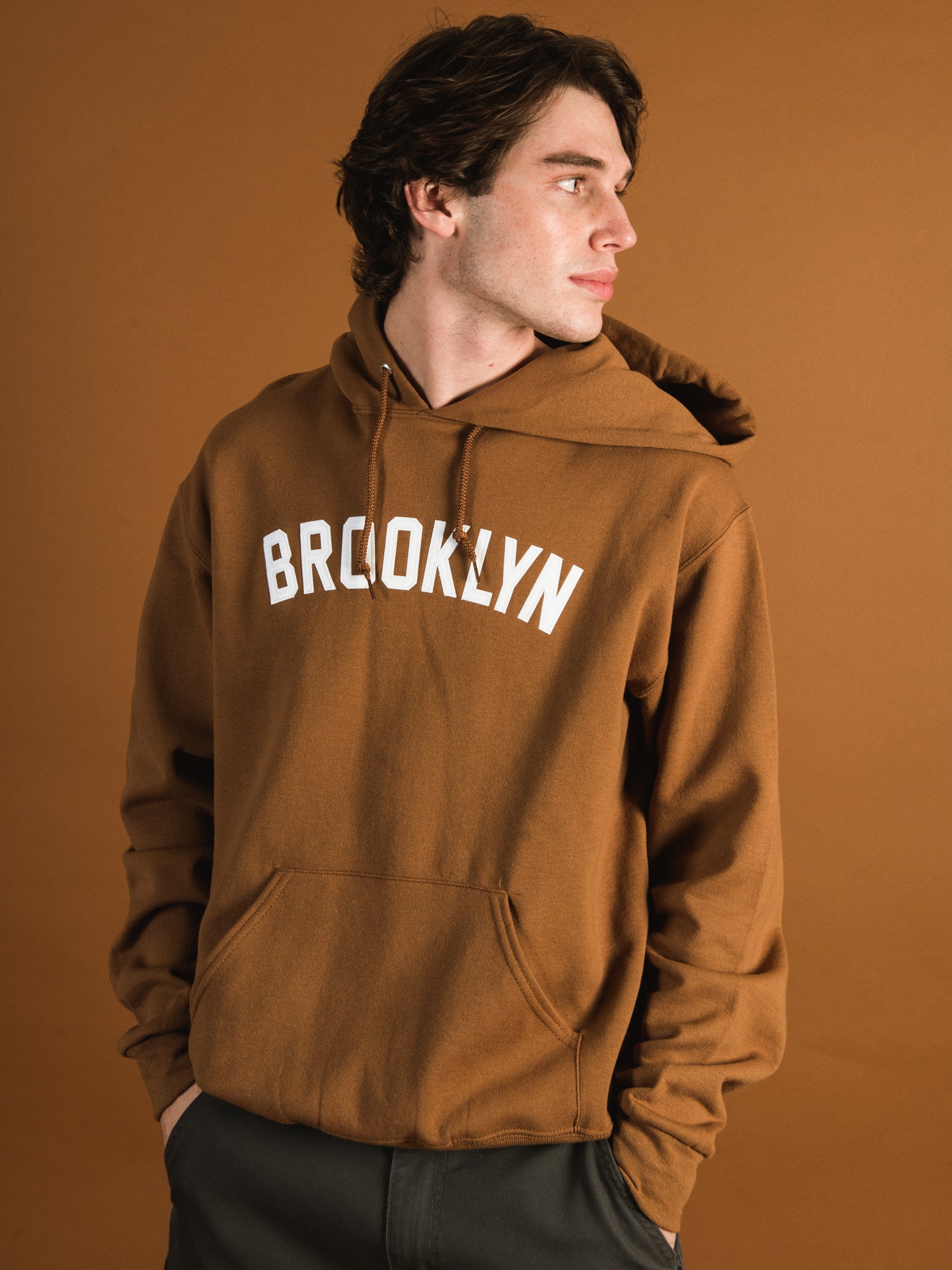 Brooklyn Embroidered Hoodie for Men & Women - Stylish Unisex Pullover Sweatshirt for Casual Wear, Street Fashion & Outdoor Activities