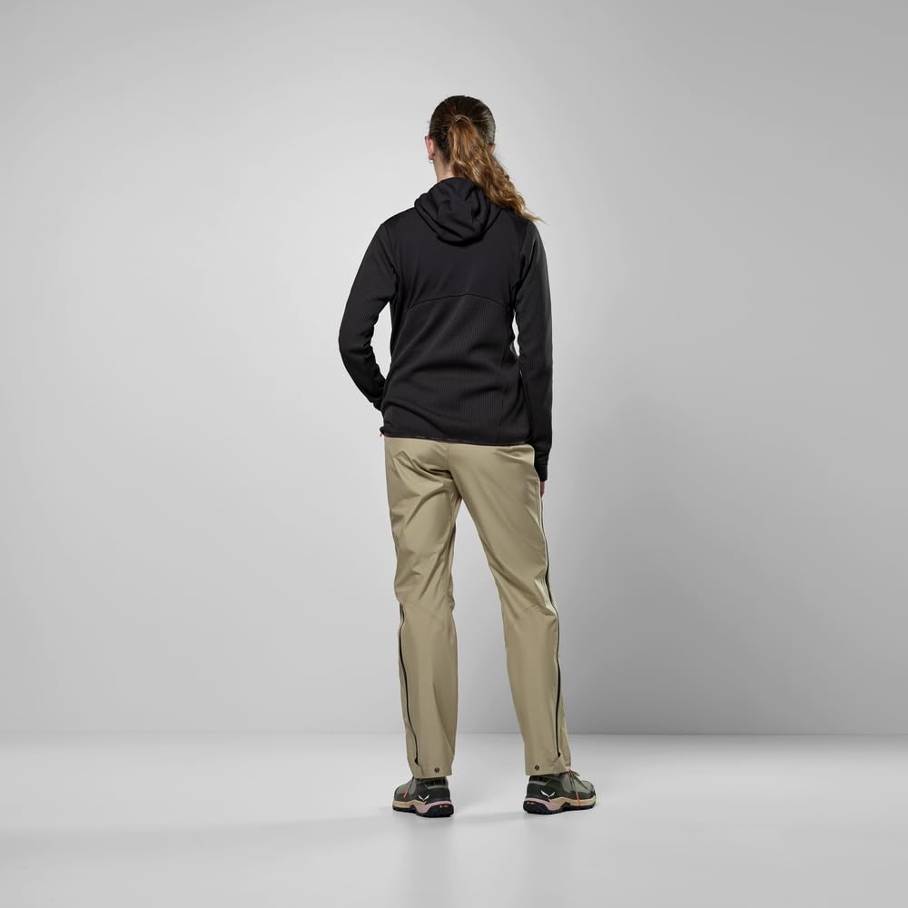 Salewa Puez Waffle Hybrid Polarlite Fleece Jacket with Hood for Women - Warm & Lightweight Outdoor Hiking & Winter Layering