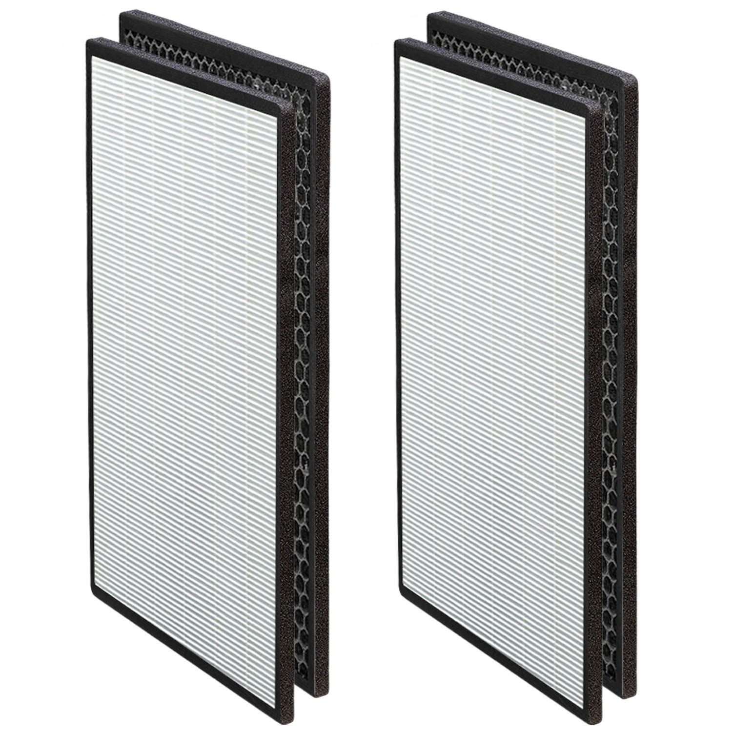 Pro Breeze HEPA Air Purifier Replacement Filter (2-Pack) for PB-P06 & PB-P06F - 3-in-1 H13 True HEPA, Activated Carbon & Pre-Filter | Compatible with Pro Breeze Large Air Purifier | Perfect for Home, Office & Bedroom Air Cleaning