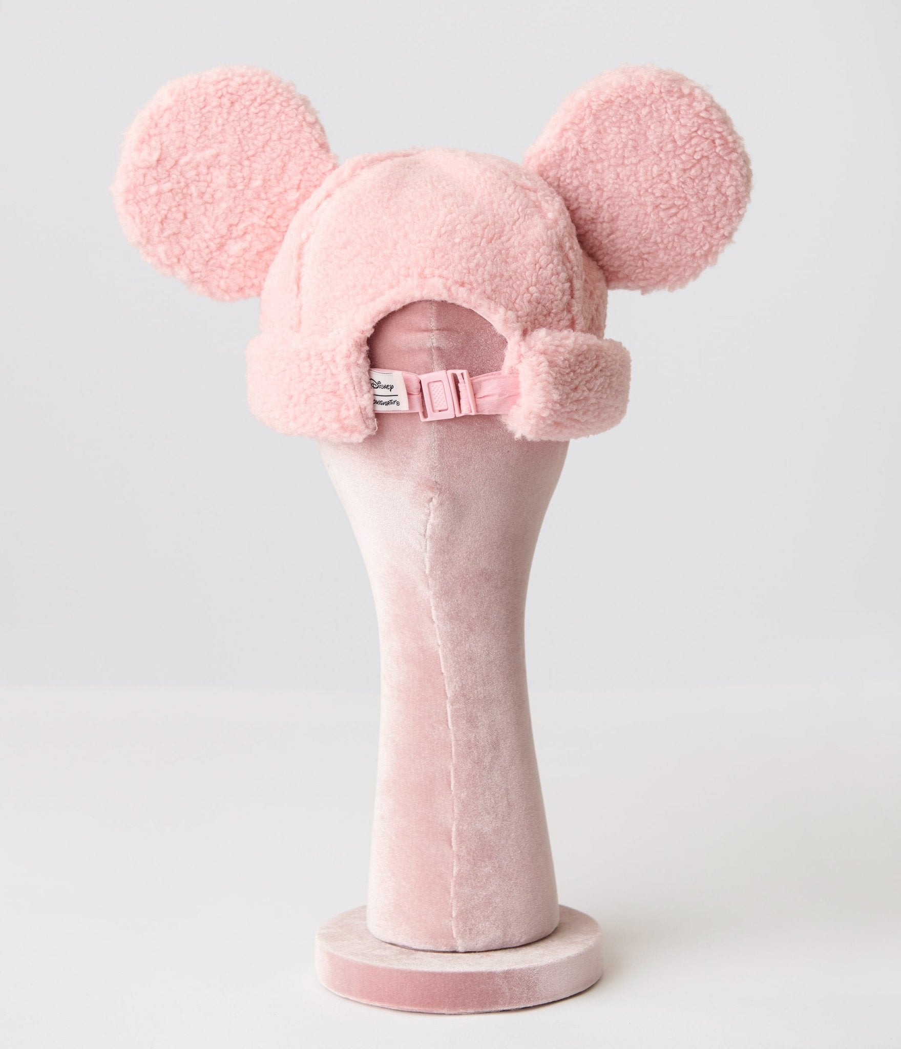 Cakeworthy Pink Minnie Mouse Sherpa Beanie Hat for Women - Soft Winter Warm Fleece Lined Beanie - Perfect for Disney Fans, Christmas Gifts & Cold Weather Fashion