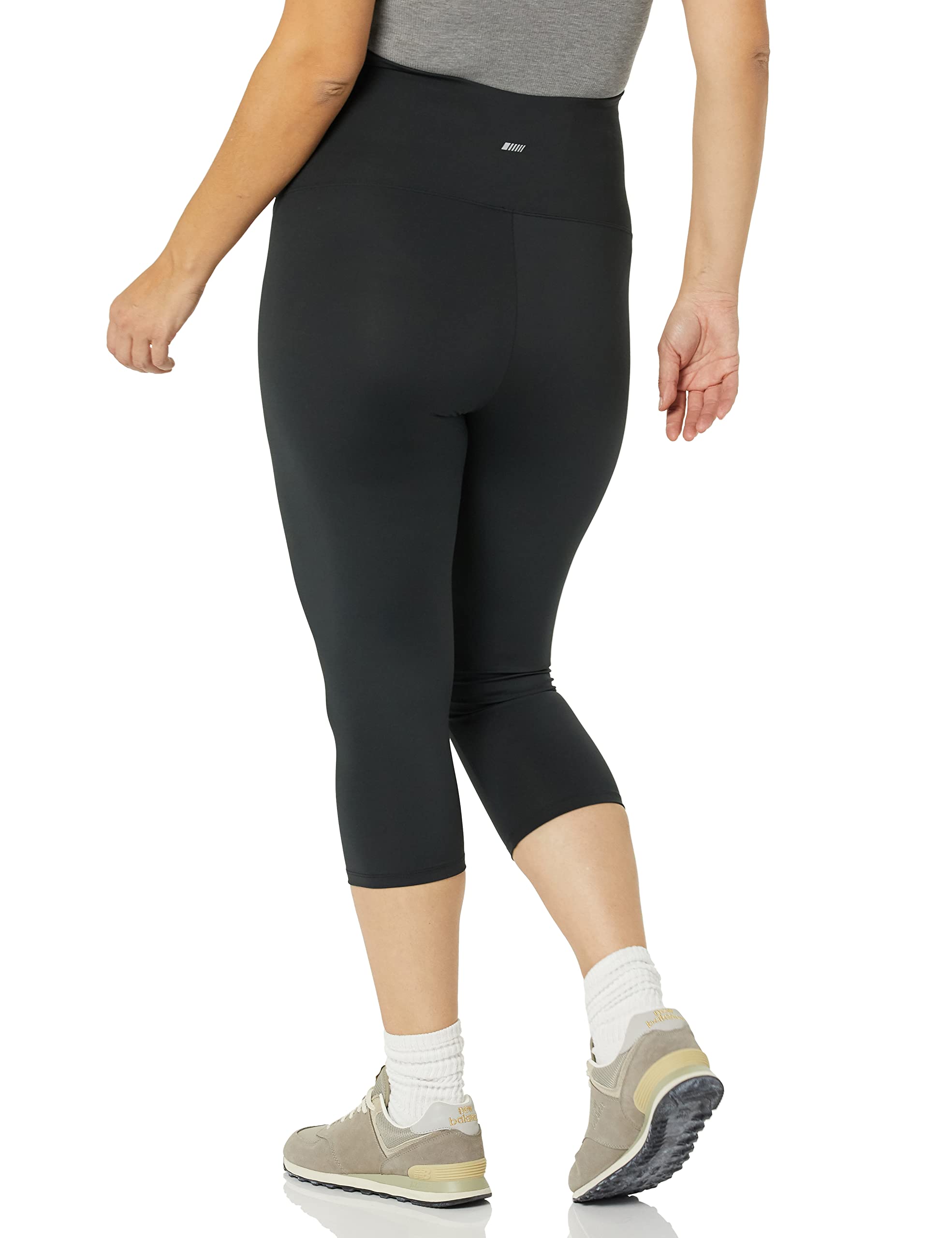 Amazon Essentials Women's Maternity Active Sculpt Pregnancy Workout Crop Leggings - Comfortable Stretchy Yoga Pants for Expecting Moms, Perfect for Prenatal Exercises, Gym, Running & Daily Wear