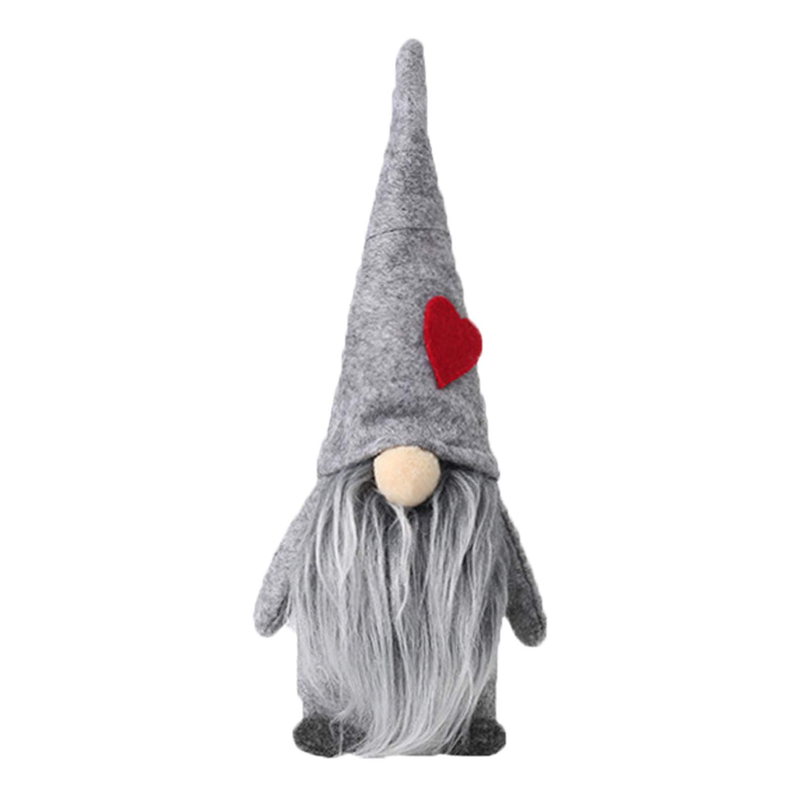 Handmade Christmas Gnomes Decorations - Holiday Home Decor for Mother's Day, Birthday Gifts, Festive Table Centerpiece (Gray) | Perfect for Christmas Tree Skirts, Mantel Displays & Gift Exchanges