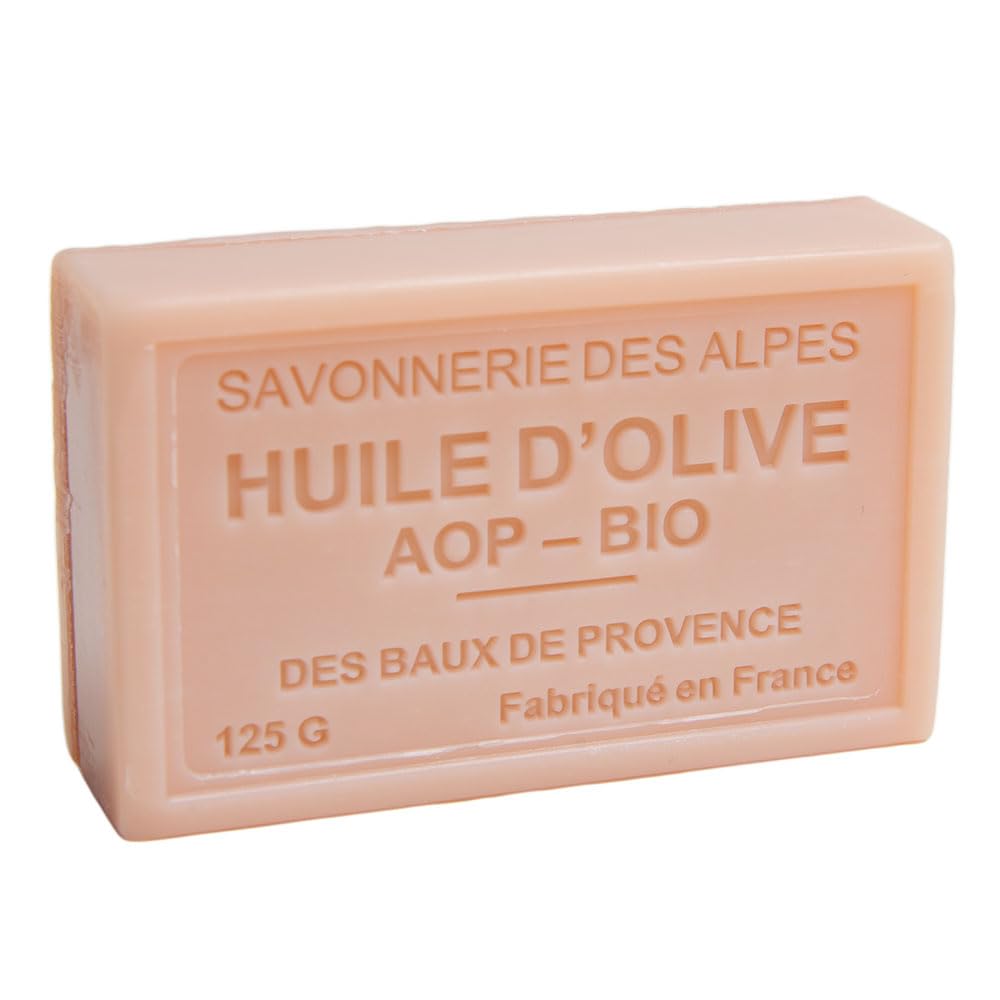 Marseille Soap Bar - 100% Pure Organic Olive Oil & Shea Butter - Natural Cinnamon Scented French Soap - 125g for Skin Care, Bath & Gift - Eco-Friendly Handmade Soap for Sensitive Skin & Luxury Bath Experience