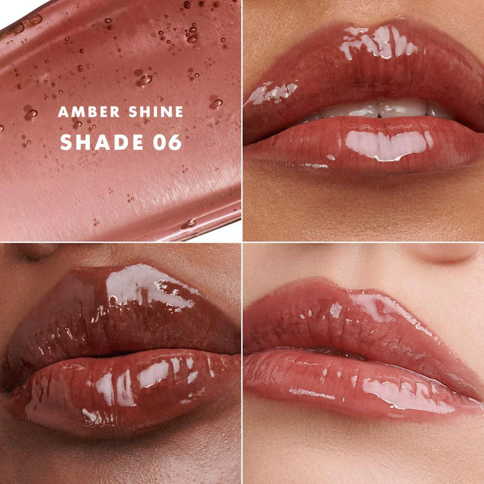 Armani Beauty Gloss Labial Prisma Glass Hydrating Lip Gloss with Squalane - Moisturizing & Shine for Day & Night Wear
