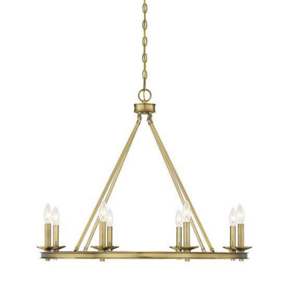 Elegant Therion Crystal Chandelier - Modern Luxury Ceiling Light Fixture for Dining Room, Living Room & Bedroom Decor