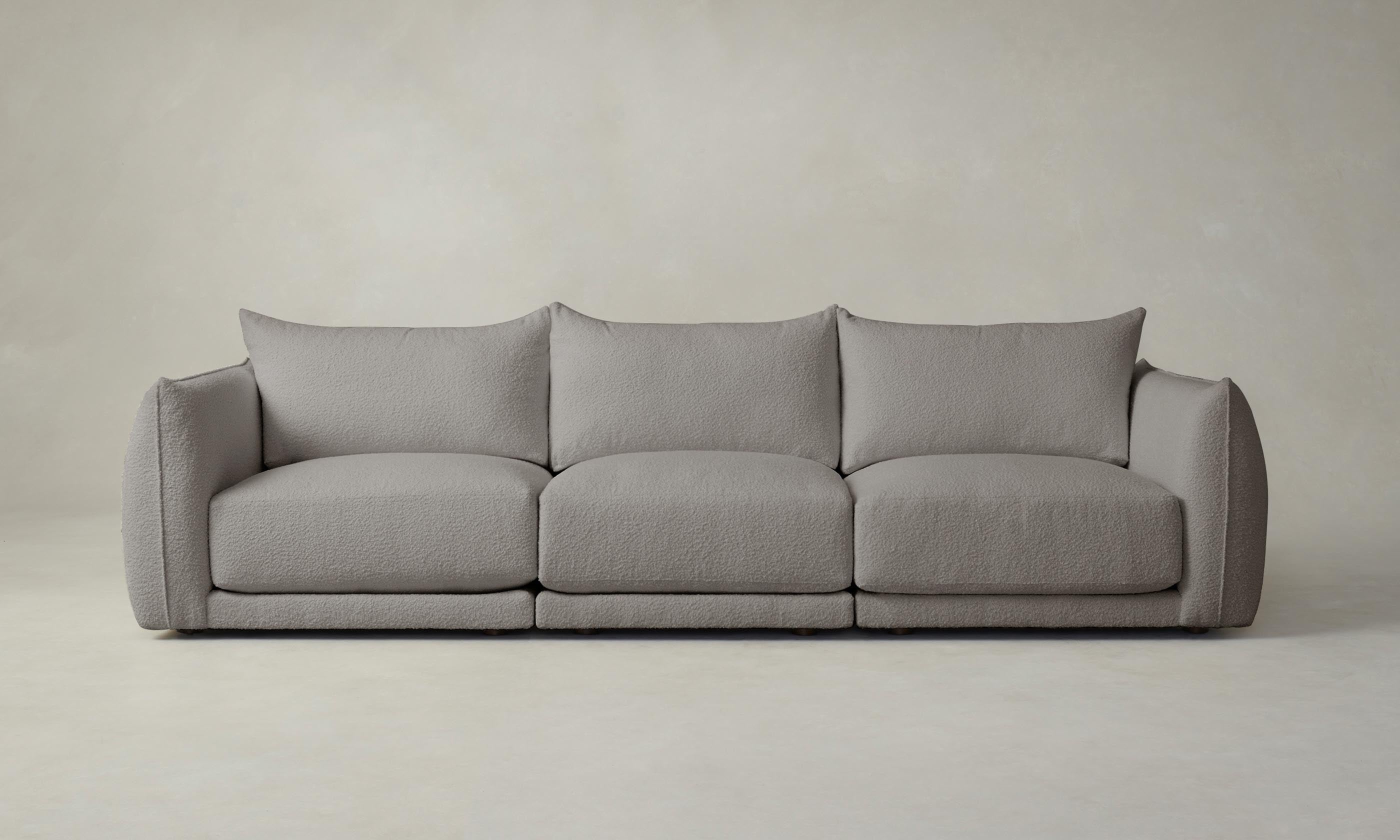 The Jones Modular Sofa - Italian Bouclé Fabric Upholstery | Modern Sectional Couch for Living Room, Lounge & Home Theater