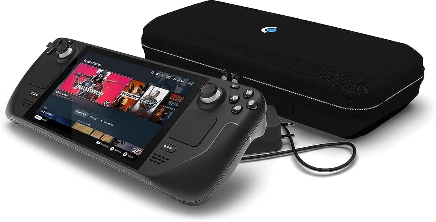 Refurbished Valve Steam Deck 256GB Portable Gaming PC - Handheld Console for AAA Games & Indie Titles | Perfect for Travel, Commuting & Home Gaming