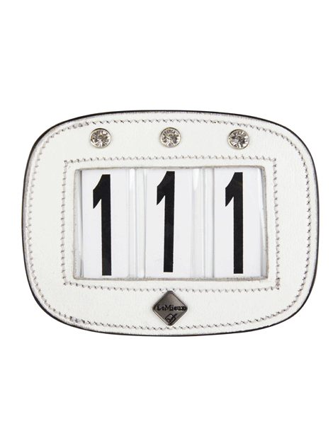 Le Mieux Saddle Number Holder - Premium Equestrian Competition Bib Holder for Horse Shows & Dressage Events