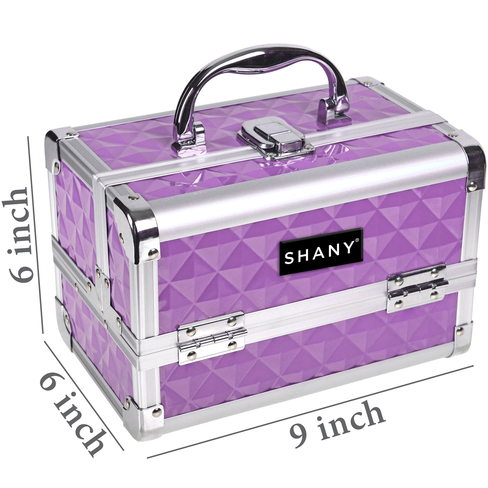 Professional Makeup Train Case with Mirror - Portable Cosmetic Organizer for Makeup Artists & Travel - Perfect for Salon, Home, and On-the-Go Beauty Needs